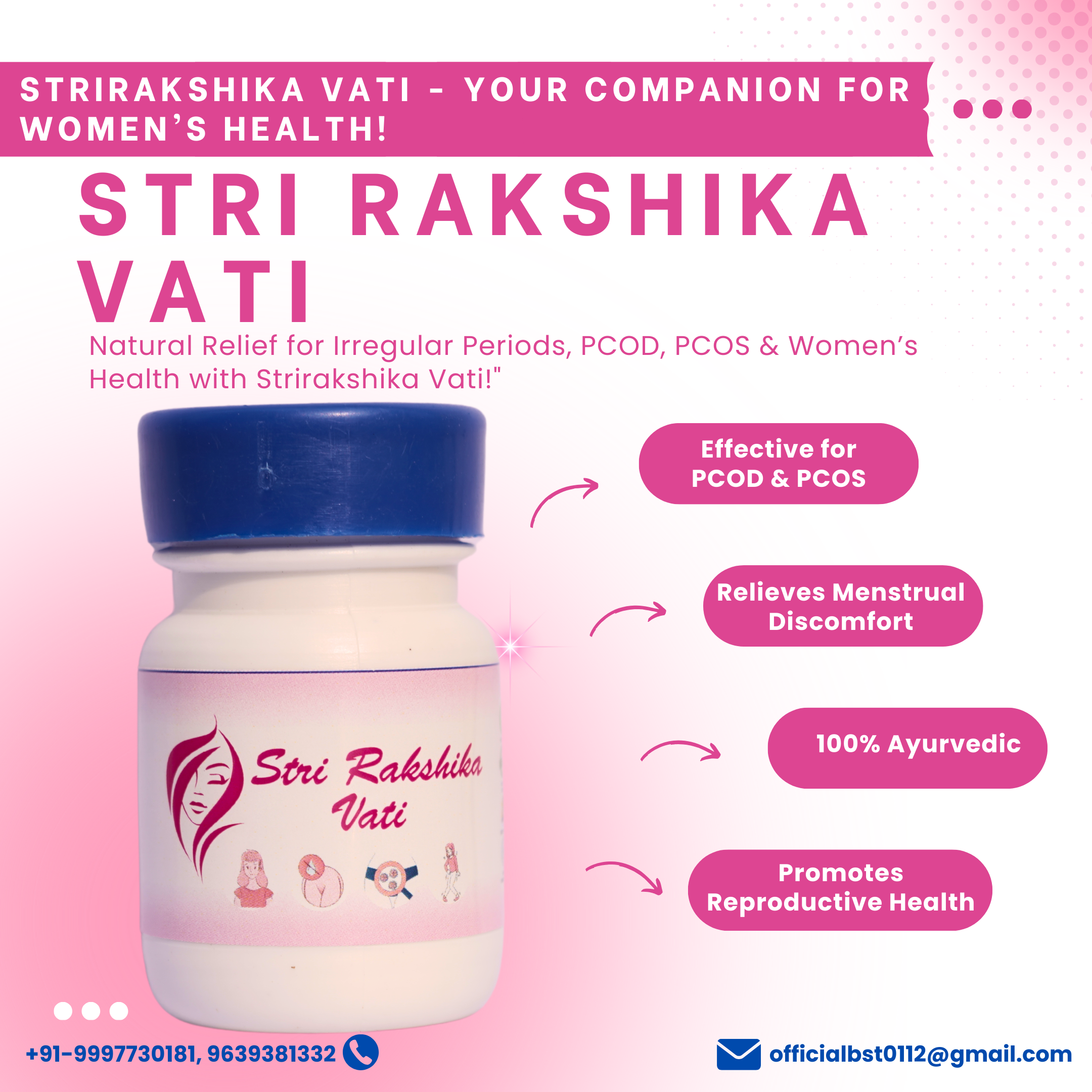 BST AYURVEDA - STRI RAKSHIKA VATI